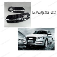 1 Pair DRL For Audi Q5 2009 2010 2012 Daylight Car LED DRL Daytime Running Lights Fog head Lamp cover car styling