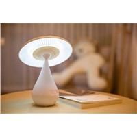 Vioslite Creative Air Purifying LED lamp Smoke Cleaner Rechargeable Touch Control Night Light Mushroom Desk Lamp Gadgets