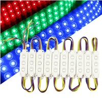 DC12V 0.72W/pc SMD5050 RGB LED Module Lights 3Leds IP65 ABS