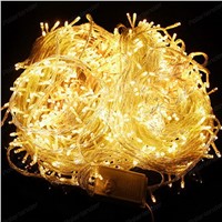 5m 50 led colorful LED lighting Outdoor Home Warm White Christmas Decorative Wedding String Curtain Party Lights