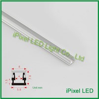 Slim led track aluminum for 5mm wide led strip,anodized diffuse led channel
