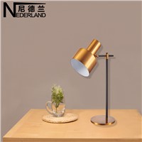 NEDERLAND desk lamp modern Chinese gold E27 LED table lamp for dinning room  reading room Foyer other