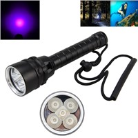 VASTFIRE Waterproof Scuba diving flashligh 8000Lm 18650 5X UV Flash Light LED Lantern Torche Underwater 100m 365nm-395nm