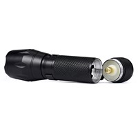 Super 5000LM Zoom CREE Q5 LED Flashlight 3 Mode Torch Super Bright 14500AA Light Lamp 170308