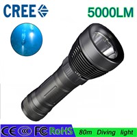 Z30 XML T6 LED Underwater Diving Flashlight IP8 Waterproof flashlight 5000LM Torch Swimming flashlight Submarine Lamp