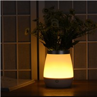 Vase Lamp High Capacity LED Book Light Reading Eye-Care Rechargeable Study Reading Resting With 1800 Mah Battery