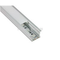 10 Sets/Lot T Anodized LED aluminum housing AL6063 Aluminium led profile LED aluminum Channel profil for recessed floor lighting