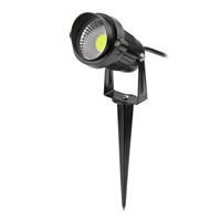 50X DC 24V Outdoor Garden Lawn Lamp COB 5W LED Lawn Spot Light with Hood Warm White Landscape Waterpoof Spike Light with Cap