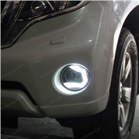 12V 6000k LED DRL Daytime running light for Toyota Prado 2014-2015 fog lamp  Fog light Car styling