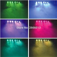4 pcs/lot LED Par 9x12W 4in1 RGBW LED Stage effect Light LED Flat Slim Par Quad Can With DMX512 Flat DJ led equipments