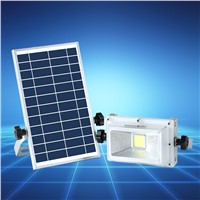 New Arrival Smart Light Sensor Time Control 10W Outdoor Waterproof IP65 LED Solar Flood Light Garden  Light Backyard Lighting