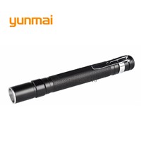 2017 New Mini Penlight 2000LM Waterproof LED Flashlight Torch Zoom Adjustable Focus Lantern Portable Light use 2*AAA