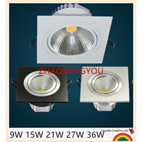 YOU 1PCS LED COB Downlight 9W 15W 21W 27W 36W 85-265V Surface Mounted Wall Spot light led for home Kitchen Bathroom Decor