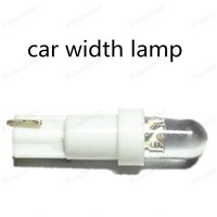 12V universal 10pieces W2 1LED W5W LED Dashboard Car Auto Light Bulbs 100% new brand T5 Wedge