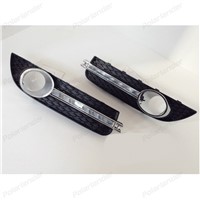 1 pair car DRL daytime running lights  LED Headlights front light For B/uick R/egal 2008-2013 acceaaory car styling