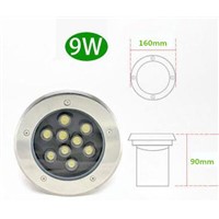 LED Underground Light 9W Buried Recessed Floor Ground Yard Path Landscape Lamp Outdoor Lighting 5PCS