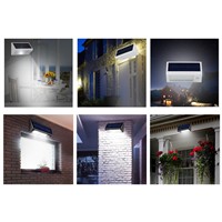 Outdoor 440LM 20 LED Solar Power PIR Motion Sensor Garden Yard Wall Light Super Bright Garage Security Door Lamp IP65 Waterproof