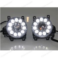 2pcs/lot  Auto Parts Front Lamp Car Styling Daytime Running Light for T/oyota R/AV4 DRL 2014-2015 LED Fog Light