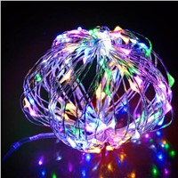 10M 100LEDs 5V USB Copper Wire LED Starry String Light for Wedding Party