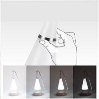 Creative with Bluetooth cable audio table lamp touch LED music table lamp dormitory bedside night light mini speaker light