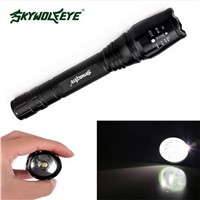 Skywolfeye Tactical LED Flashlight Light Super Bright Police Torch Lamp XM-L T6 4000LM  VEJ95 T10