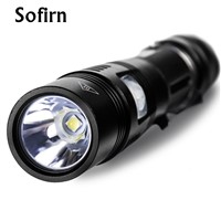 SP30A Kit Rechargeable USB LED Flashlight 18650 High Power Cree XPL NW EDC Pocket Light With 18650 Battery Indicator light