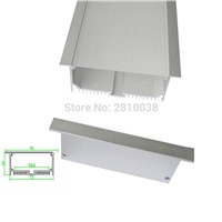10 X 1M Sets/Lot T style Anodized LED aluminium profile Extruded Aluminum led extrusion lighting for ceiling or wall lights