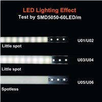 5sets/lot 5x1M(3.3ft) U-Shape LED Aluminum Channel for SMD3528 5050 Hard Strips LED Aluminum Profile with Cover, End Caps, Clips