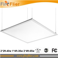 4pcs/lot 40w UL led panel light 36w 40w 600*600mm led ceiling down light surface mounted rectangle office lamp suspend 65w DLC
