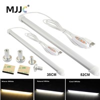 LED Bar Light 5V USB 5W 7W Warm to Cool White Dimmable LED Strip Light Portable for Under Cabinet Reading Camping Desk Lamp