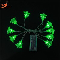 Christmas Tree outdoor String Light curtain Battery Operated 10 LED Fairy Wedding Garden Home Bedroom Festival Holiday Decor