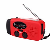 Dynamo Emergency Radio Solar Hand Crank FM/AM/NOAA Weather Radio Receiver Flashlight 3 LED Lighting Lamp Electric Torch Y4410C