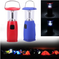 Solar Hand Crank Dynamo 6 LED Lantern Camping Flashlight Light Lamp Led Light for Outdoor Lighting Hiking Camping high quality