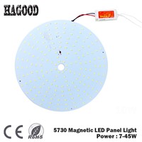 180-265V LED Panel Round 10W 15W 18W 21W 25W 35W 45W 5730 Magnetic LED Ceiling Panel Light Plate Aluminium Board for Home Room