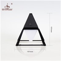 GX.Diffuser New Pyramid USB Table Lamp Modern Touch For Bedroom Frosted Plastic Lampshade Dimmer Reading Desk Lamp Decoration