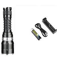 Sofirn MS1 Scuba Diving Flashlight Powerful Waterproof LED Flashlight 18650 Underwater Tactical Light Torch Lamp with battery