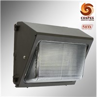 50000h life span 110lm/w high efficacy IP65 AC110V 220V 240V 50/60Hz 50W LED wallpack light replace 100w high pressure sodium