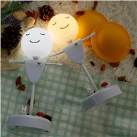 LED Children&amp;amp;#39;S Scarecrow Night Light For Baby Kids Bedroom LED Light Vibration Sensor Bedside Table Lamp USB Cable Light Gift