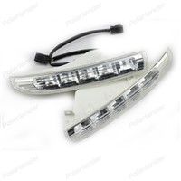 for V/olkswagen CC 2009-2013 Car accessory drl Daylight auto lamp Cover Car Waterproof ABS DC 12V LED Daytime Running Light