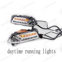 1 pair car accessories Daytime Running lights Auto parts fog lamp Daylight LED DRL for V/olkswagen P/olo 2014-2015