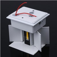 Modern Brief Cube Adjustable Surface Mounted 7W LED Wall Lamp Outdoor Waterproof IP67 Aluminum Wall Lights Garden Light Sconce