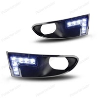 2X 7 LEDs Auto Daytime Running Light Head DRL 12V Car-styling for Dodge Caliber 2009-2011