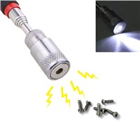 LED Magnetic Telescopic Pen Extendable Telescopic Flexible LED Torch Magnetic Pick-Up Tool Magnet Rod Light Flashlight