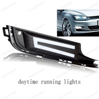 Car accessory  Turning Signal Lighting Fog lamp Daytime Running Lights For V/olkswagen G/olf 7 2014-2015 LED DRL