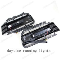 2pcs/lot LED DRL Daytime Running Light Fog Lamp For Volkswagen Touareg 2011-2015 2011 2012 2013 2014 2015 Car Driving Lights