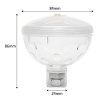 ITimo Outdoor Lighting 4 LEDs Underwater Lights for pools Floating bulb Colorful 5 lighting Modes Swimming Pool lamp
