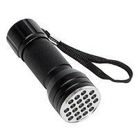 ITimo Mini Portable Light Violet LED Flashlight 21 LED UV Light Waterproof Torch Lamp For Marker Checker Cash Detection 395nm