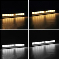 10 LED Bright Auto PIR Motion Sensor Light Lamp Bulb Drawer Cabinet Room Toliet
