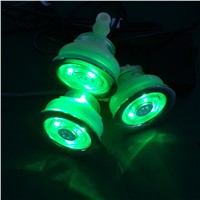 1pcs recessed waterproof RGB LED underwater hot tub air bubble jet light  without manual light controller led jet lamp