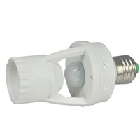 360 Degrees AC110-220V 60W PIR Induction Motion Sensor IR infrared Human E27 Plug Socket Switch Base Led Bulb light Lamp Holder